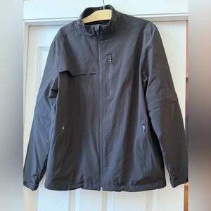 NWOT Walter Hagen Charcoal Golf Rain Windbreaker Jacket